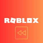 Roblox Rewind YouTube channel graphic--an orange box with the text 
